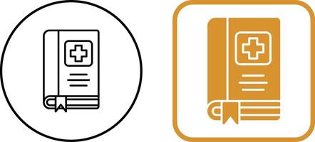 Medical Book Icon Design vector