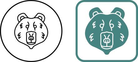 Polar Bear Icon Design vector