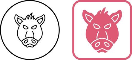 Pig Icon Design vector