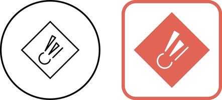Explosive Material Icon Design vector
