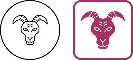 Goat Icon Design vector