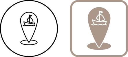 Shipping Location Icon Design vector