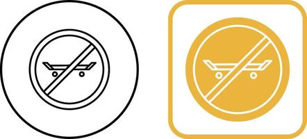 No Skating Icon Design vector