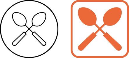 Spoons Icon Design vector