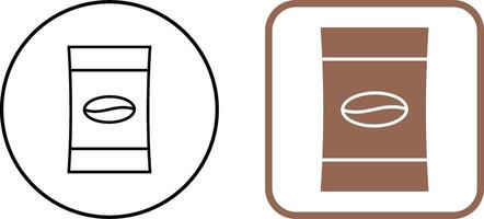 Coffee Packets Icon Design vector