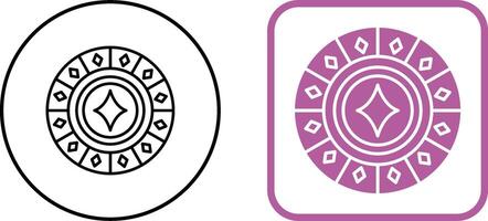 Diamond Chip Icon Design vector