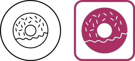 Doughnut Icon Design vector