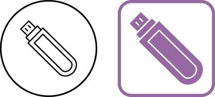 Unique USB Drive Icon Design vector