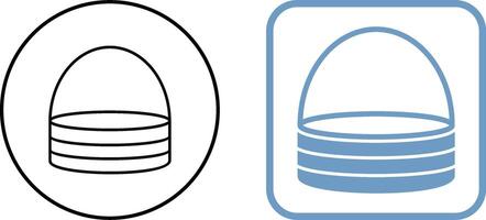 Unique Basket Icon Design vector