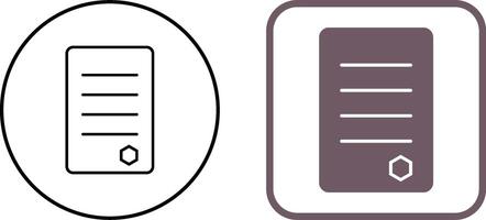 Unique Reports Icon Design vector