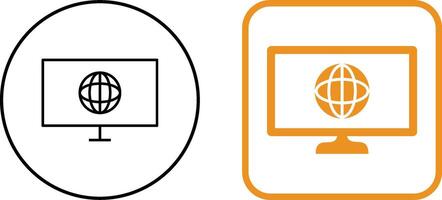 Unique Intranet Icon Design vector