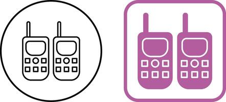 Walkie Talkie Icon Design vector