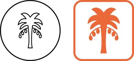 Coconut trees Icon Design vector