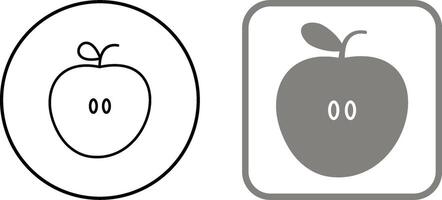 diseño de icono de manzanas vector