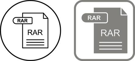 RAR Icon Design vector