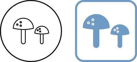 Mushrooms Icon Design vector