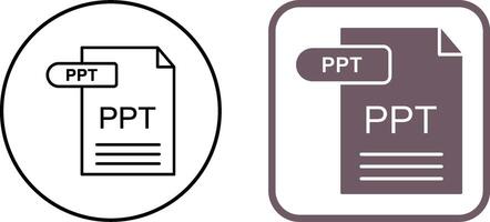 PPT Icon Design vector