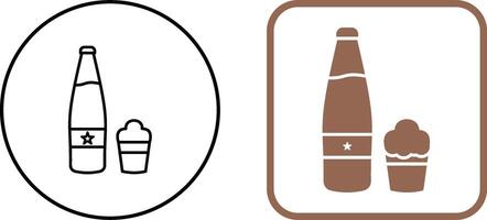 cerveza icono diseño vector