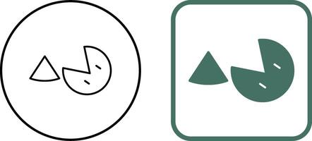 Pie Icon Design vector