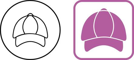 P Cap Icon Design vector