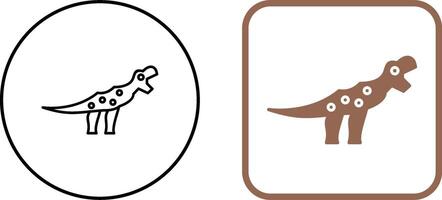 Dinosaur Icon Design vector