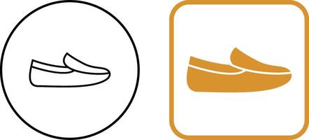 Men's Loafers Icon Design vector