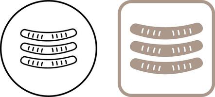 Sausages Icon Design vector