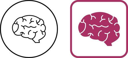 diseño de icono de cerebro vector