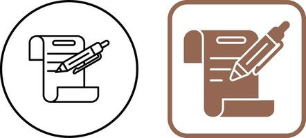 Contract Icon Design vector