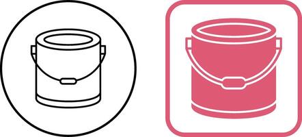 Paint Bucket Icon Design vector