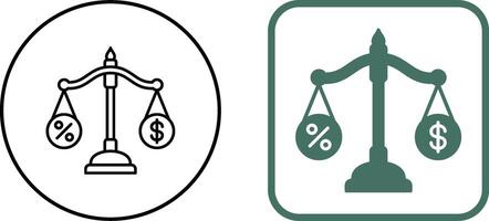 Scale Icon Design vector