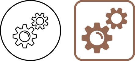 Gears Icon Design vector