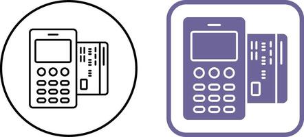 Card Machine Icon Design vector