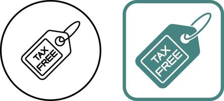 Tax Free Icon Design vector