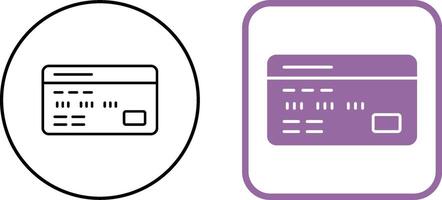 Debit Card Icon Design vector