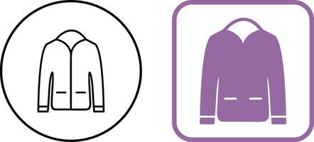 Men's Jacket Icon Design vector