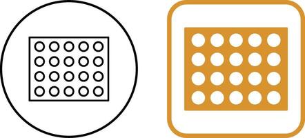 Colored Palette Icon Design vector
