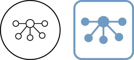 Nodes Icon Design vector