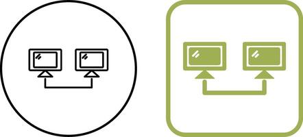 Connected Systems Icon Design vector