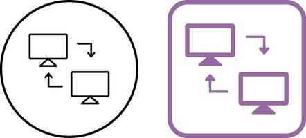 Sharing Systems Icon Design vector