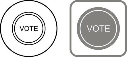 votar enlace icono diseño vector