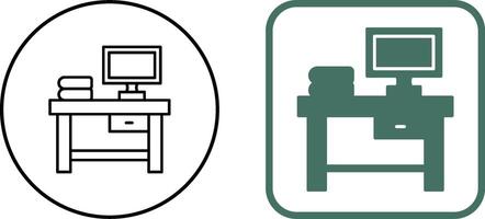 Table Icon Design vector