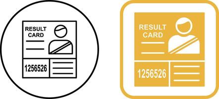 Candidate Results Icon Design vector