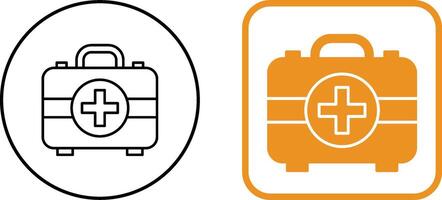 First Aid Kit Icon Design vector