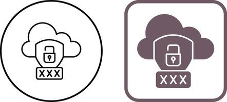 Password Icon Design vector