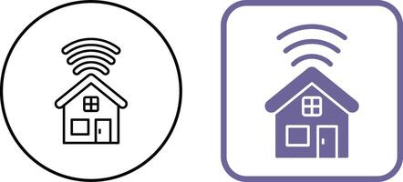 Smart House Icon Design vector