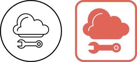 Cloud Computing Icon Design vector