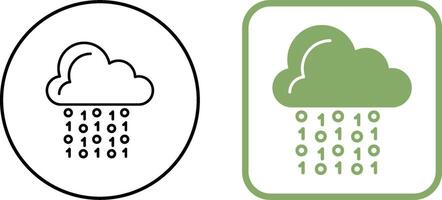 Cloud Coding Icon Design vector