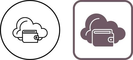 Wallet Icon Design vector