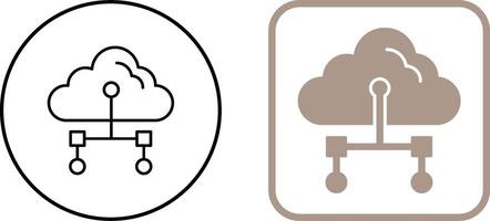 Internet Cloud Icon Design vector